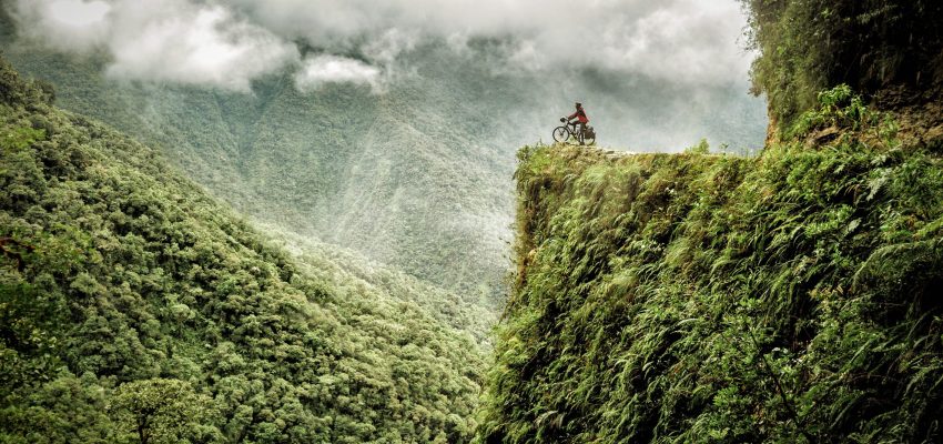 Yesterday I cycled the death road in Bolivia. Dubbed as the world's most dangerous road.